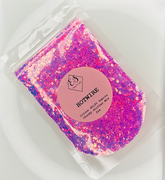 Hot Wire - Colour Shift Lumina Series - Chunky Glitter Mix image 0