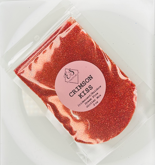 Crimson Kiss - Iridescent/Rainbow Dream Fine Glitter Collection image 0