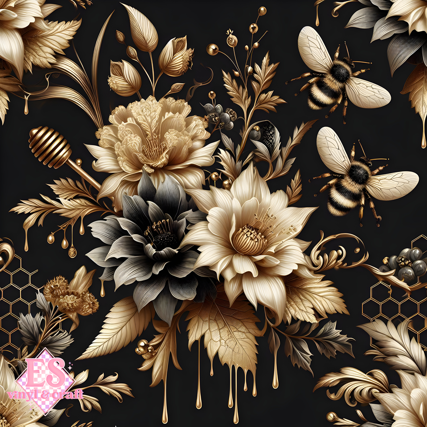 The Gilded Hive Collection - Section 1 - 12" x 12" Sheet image 2