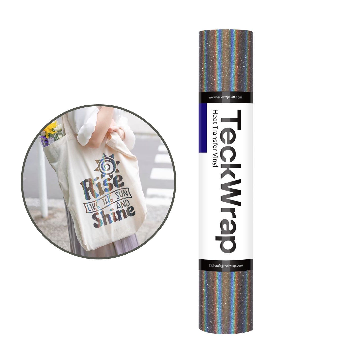 Teckwrap Holographic Shimmer Heat Transfer Vinyl