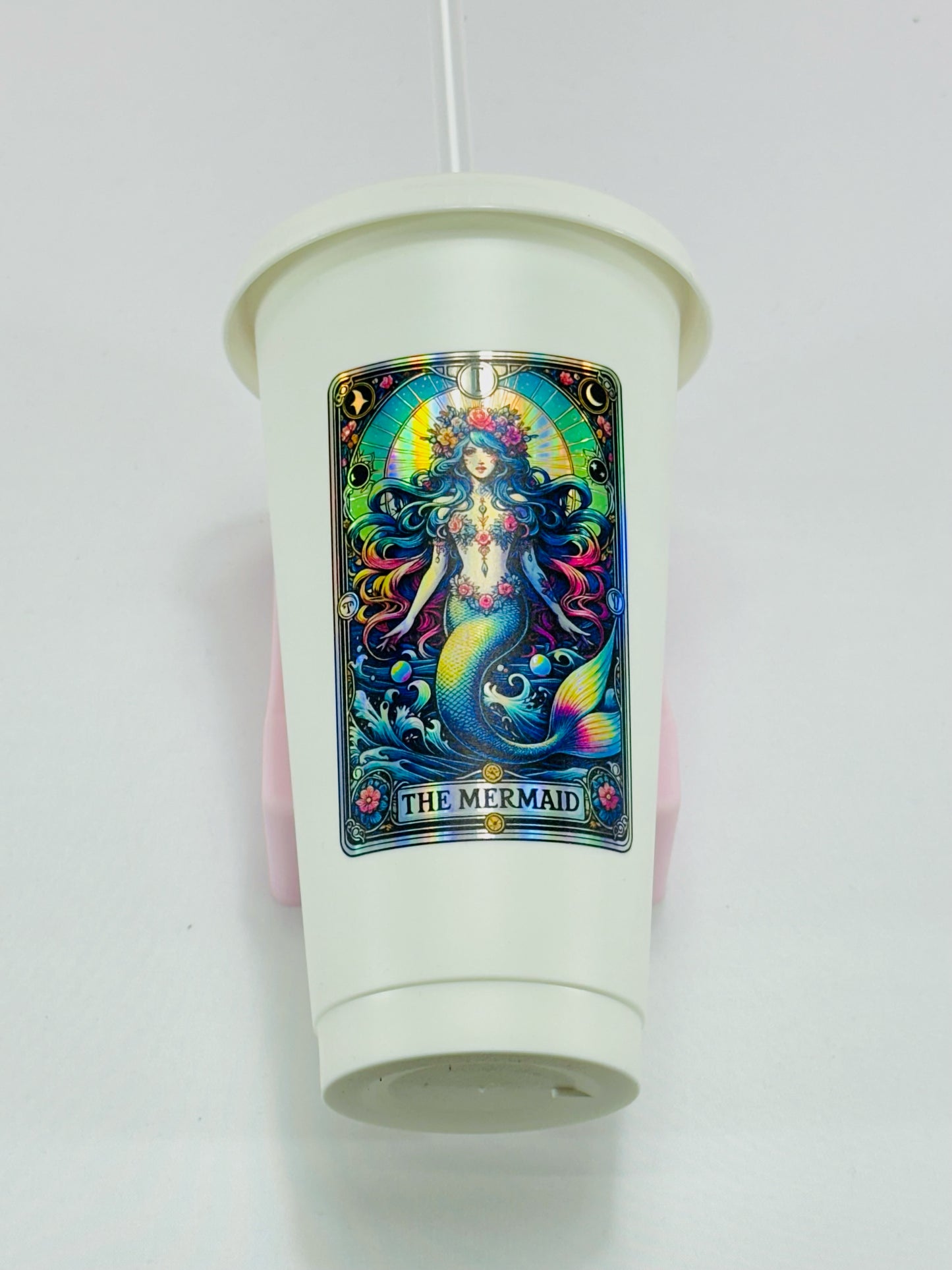 Tarot Card Decals - Teckwrap Holographic Rainbow Silver - Section 3 image 5