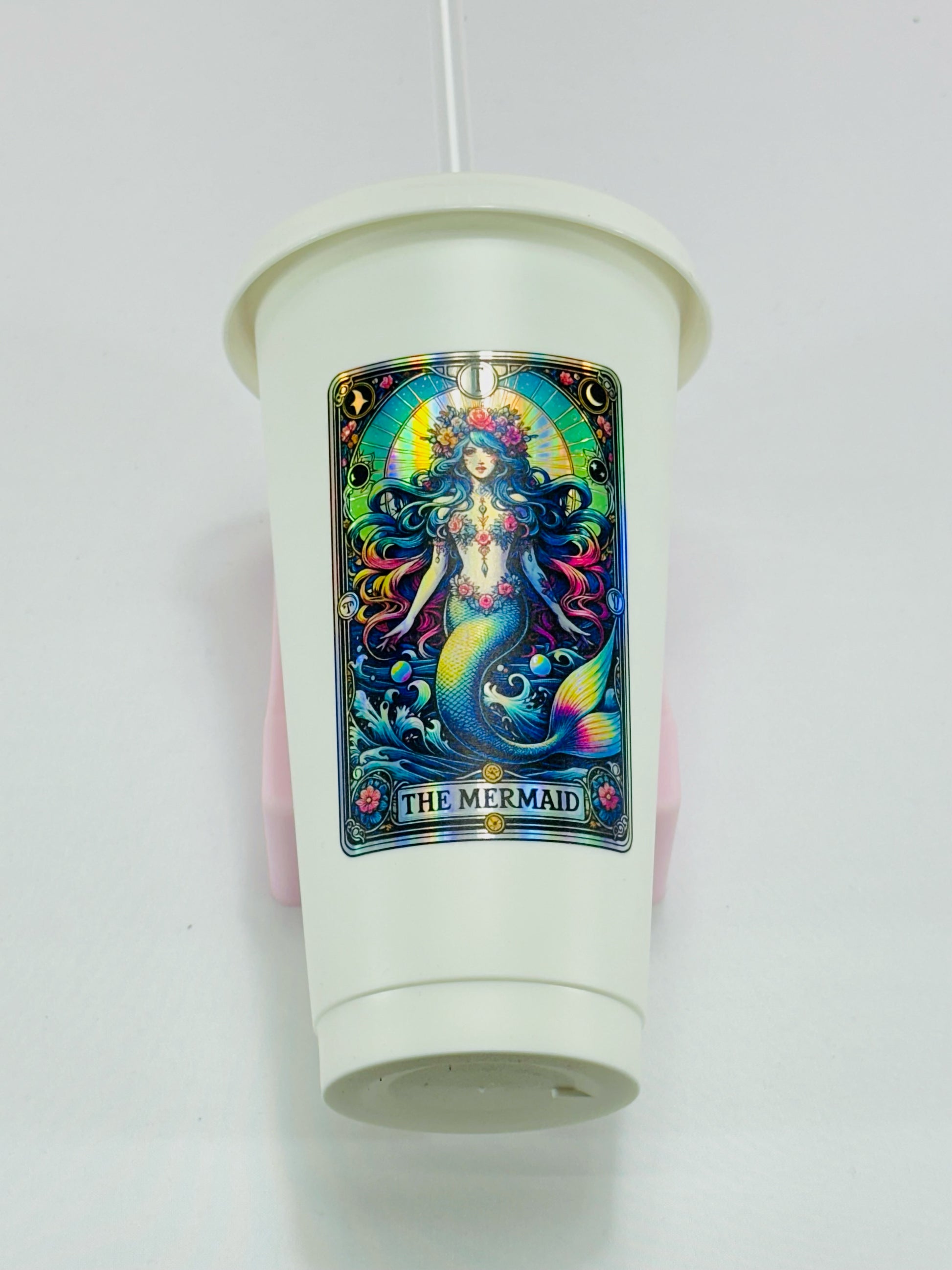 Tarot Card Decals - Teckwrap Holographic Rainbow Silver - Section 3 image 5