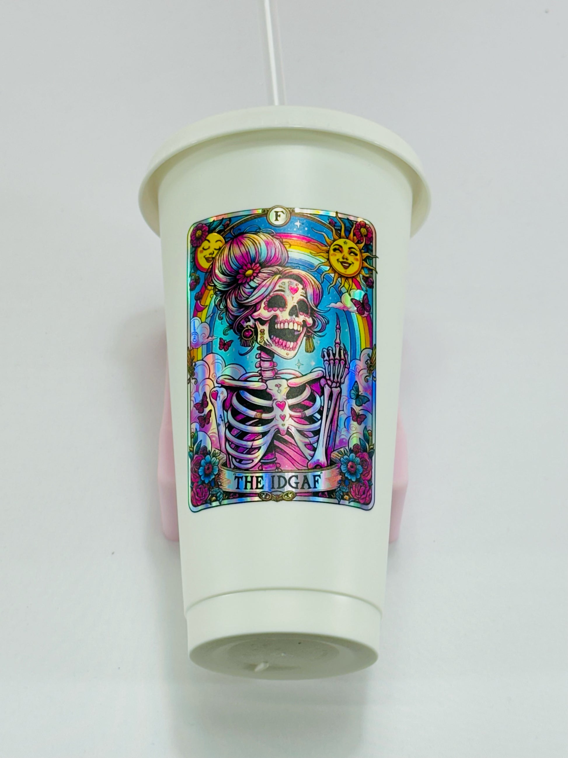 Tarot Card Decals - Teckwrap Holographic Rainbow Silver - Section 4 image 3