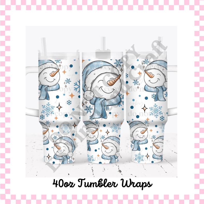 40oz Tumbler Wraps - UV-DTF (2 Wraps - Top and Bottom) image 0