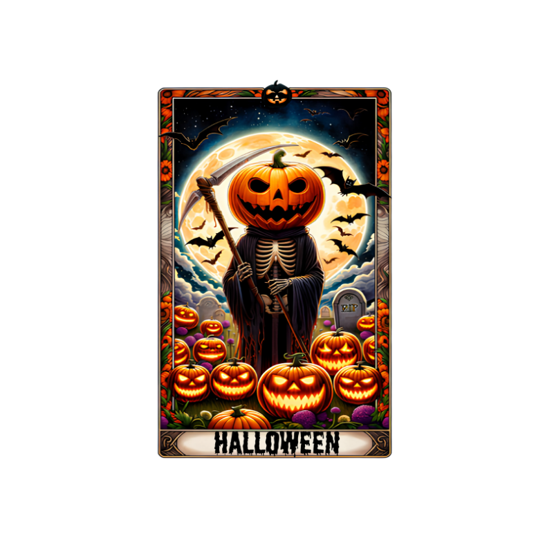 Halloween Tarot Card Decals - White Glossy Section 3 image 1