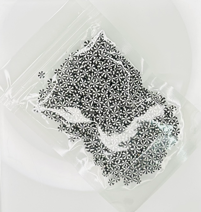Black Peppermint - Polymer Clay Slices image 1