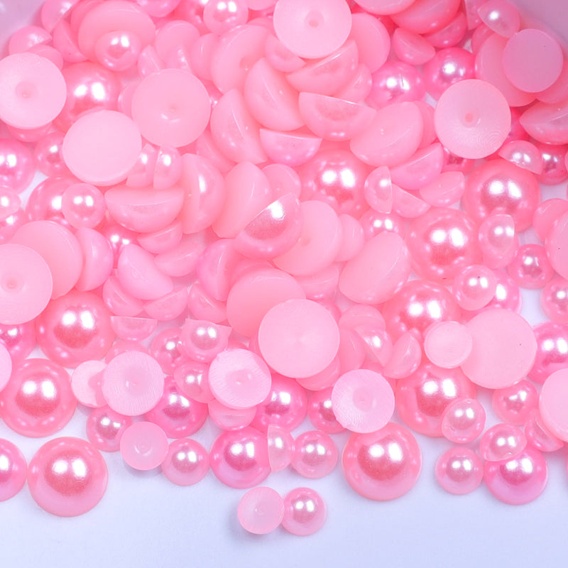 Ultra Pink - Pearl Mix 6mm, 8mm & 10mm image 0
