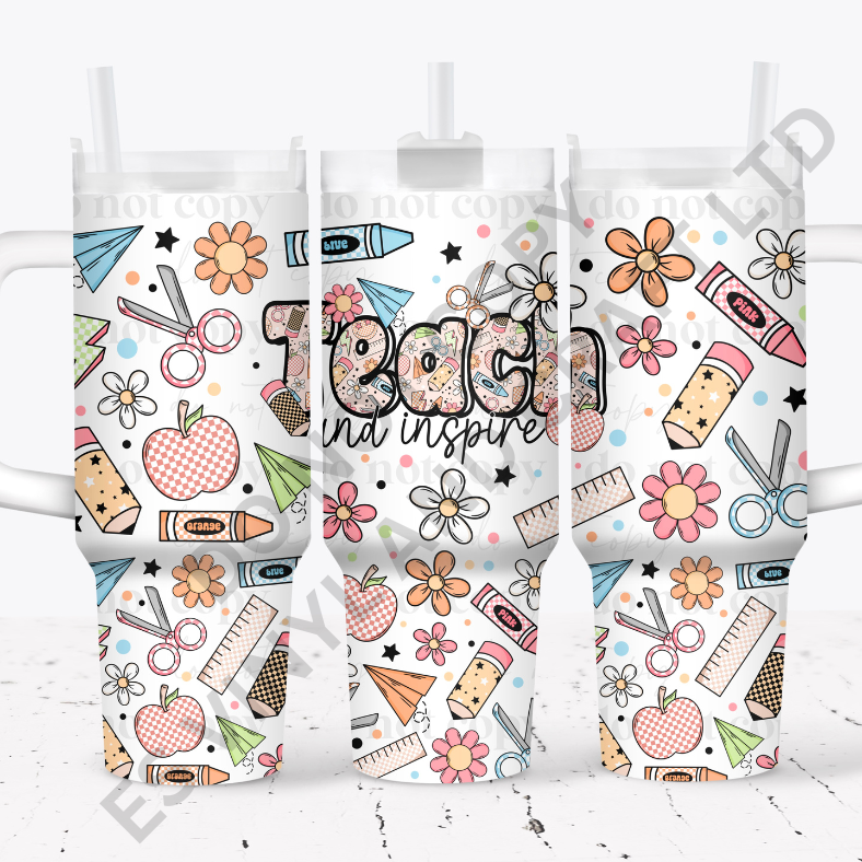 40oz Tumbler Wraps - UV-DTF (2 Wraps - Top and Bottom) image 10
