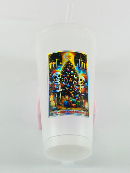 Christmas Tarot Card Decals - Holographic Rainbow Silver image 14