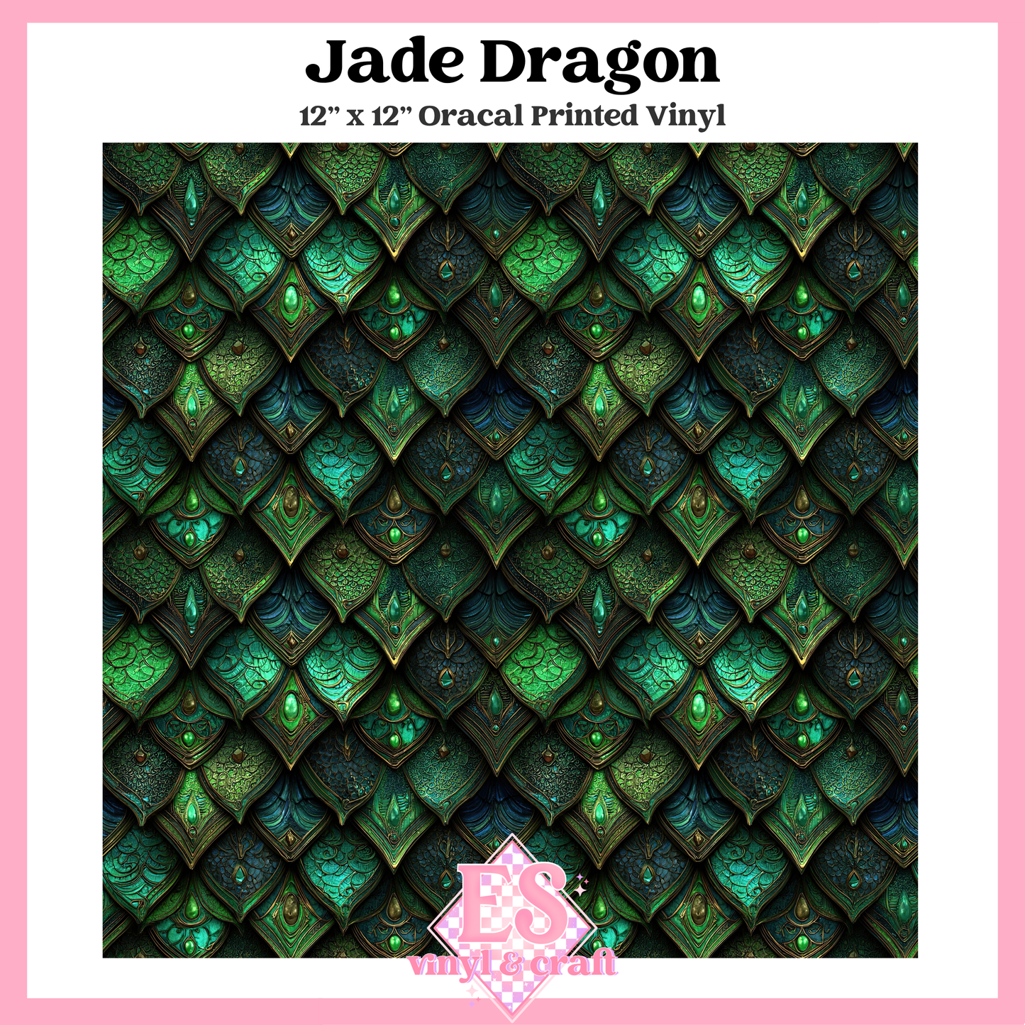 Prismatic Dragon Scale Collection - 12" x 12" Sheet (14 Different De image 9