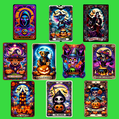 Halloween Tarot Card Decals - Teckwrap Glow in the Dark Section 1 image 0