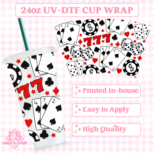 Vegas - UVDTF 24oz Cold Cup Wrap image 0