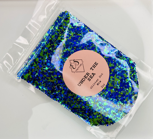 Under the Sea - Dots Glitter Mix image 0