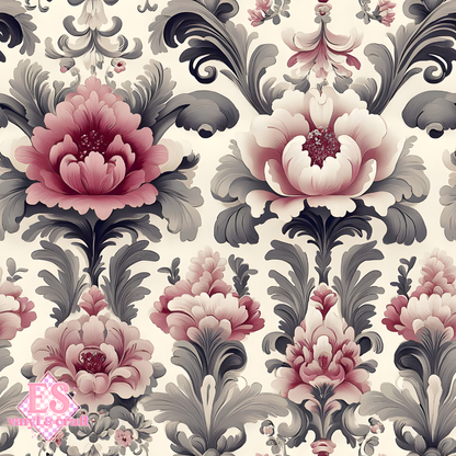 Velvet Baroque Collection LARGE Print - Section 2 - 12" x 12" Sheet image 7