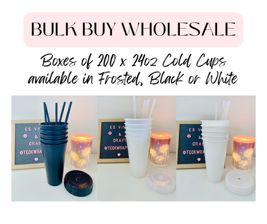 Bulk Buy Wholesale x 200 Cold Cups 24oz image 0