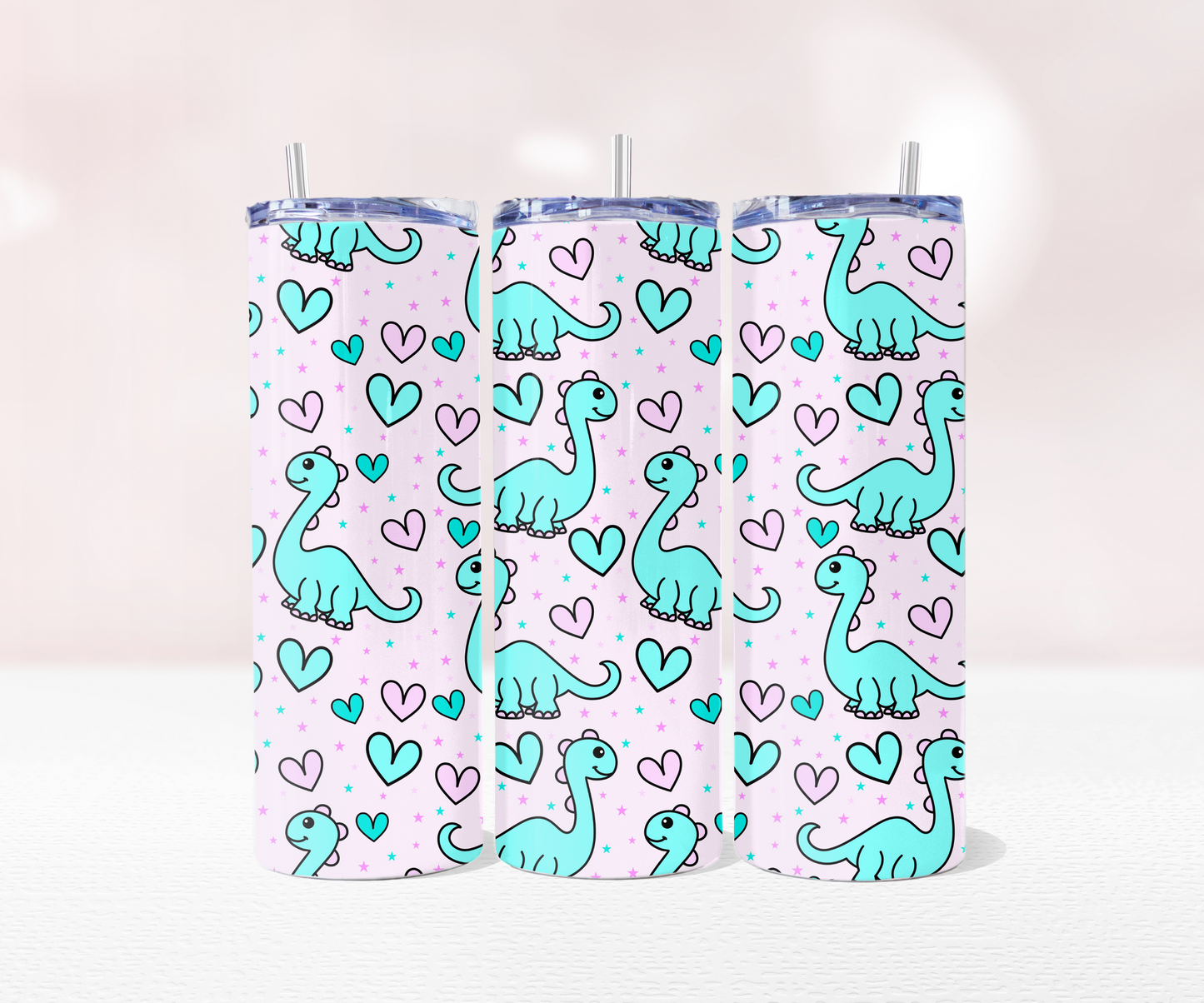Dino Seamless - Pre Printed Sublimation 11oz or 20oz Wrap image 2