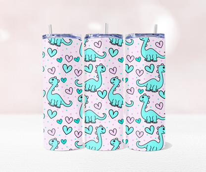 Dino Seamless - Pre Printed Sublimation 11oz or 20oz Wrap image 2