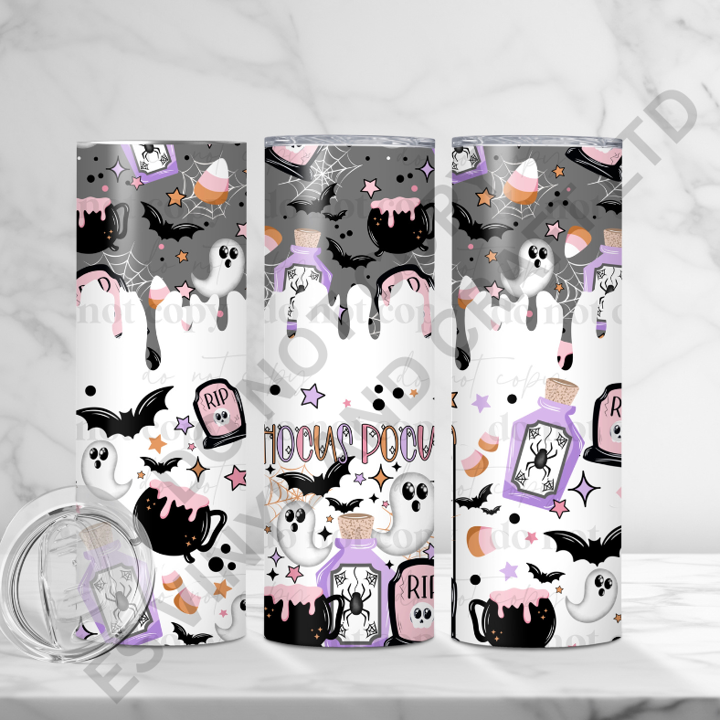Hocus Pocus - Full 20oz Tumbler Sublimation Ready Print image 0