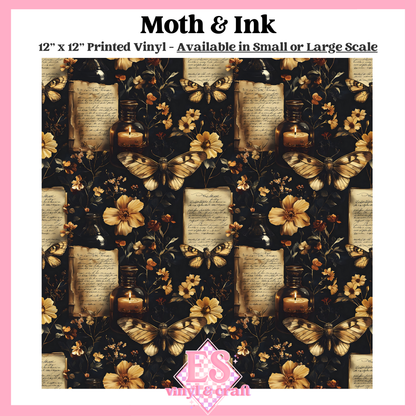 Moth & Ink - Small or Large Scale Options - 12" x 12" Sheet image 0