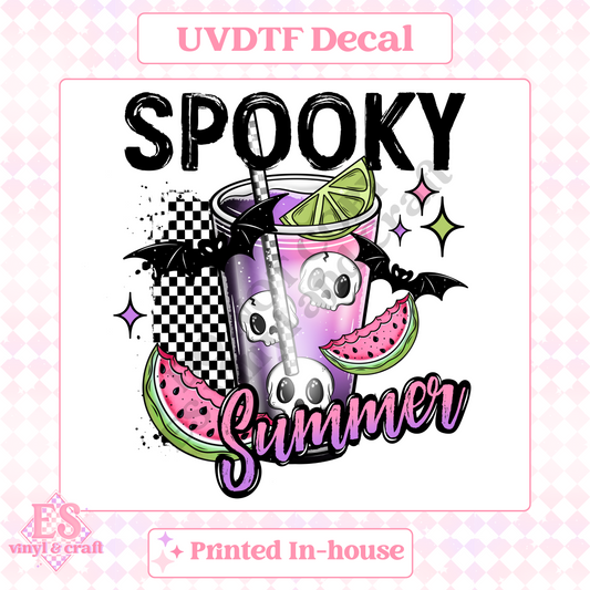 Spooky Summer - UV-DTF Decal Transfer image 0