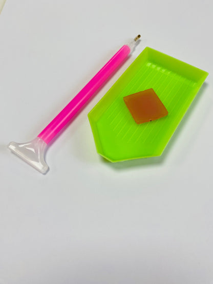 Rhinestone Tray, Pen and Wax image 1