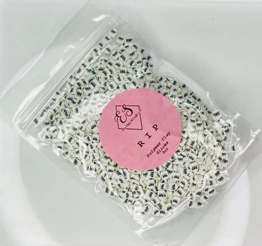 R.I.P - Polymer Clay Slices image 0