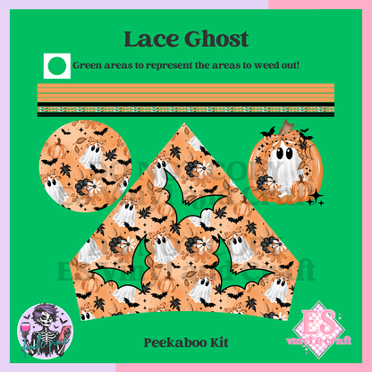 Lace Ghost - 24oz Snowglobe Wrapper Kit image 5