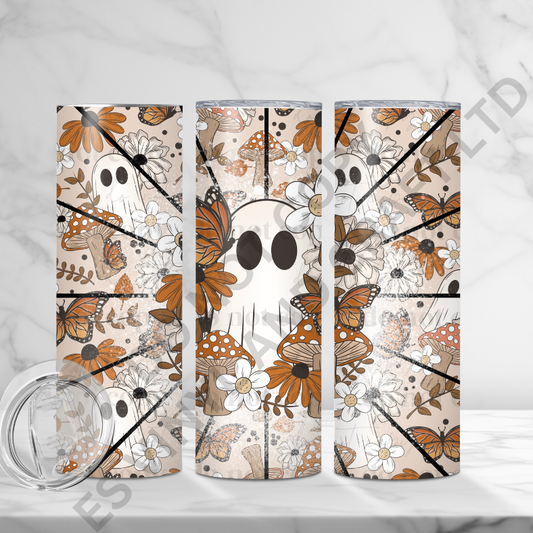 Autumn Ghost - Full 20oz Tumbler Sublimation Ready Print image 0