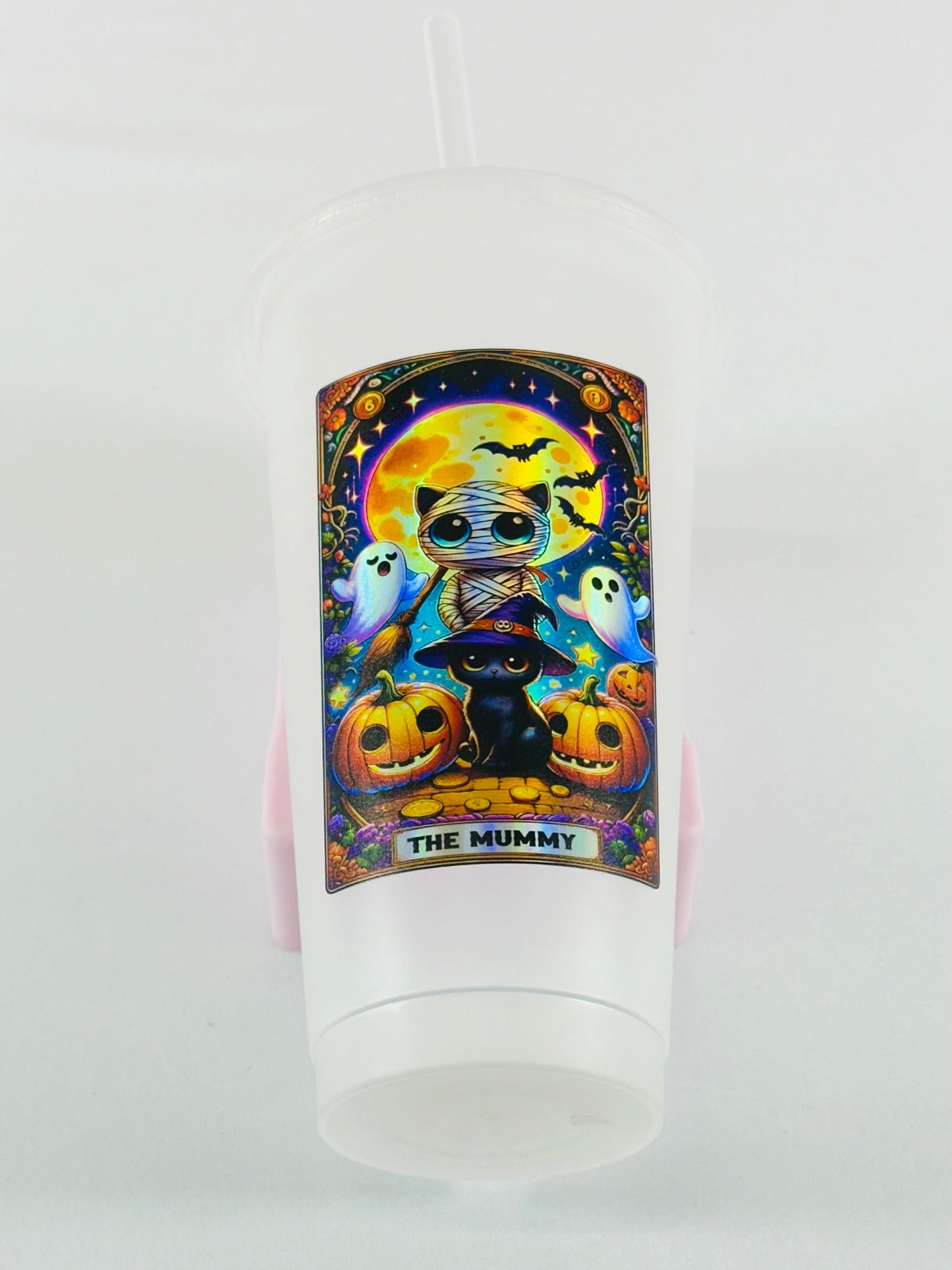 Halloween Tarot Card Decals - Holographic Rainbow Silver Section 2 image 2