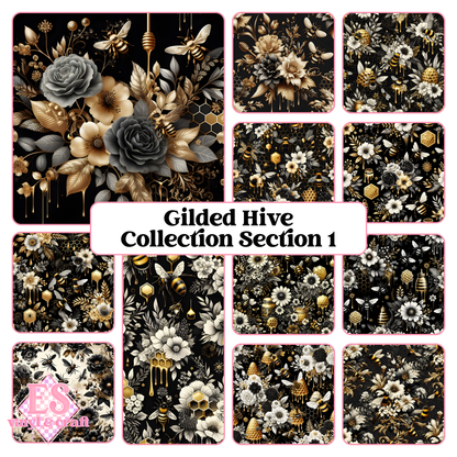 The Gilded Hive Collection - Section 1 - 12" x 12" Sheet image 0