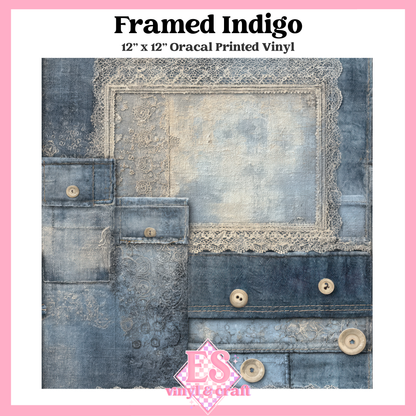 Indigo Reverie Collection - 12" x 12" Sheet (12 Different Designs) image 2