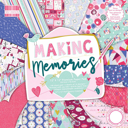 First Edition - Cardstock - Making Memories 12" x 12" Paper Pad image 0