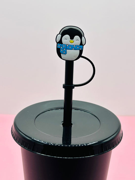 Straw Topper - Penguin Squish image 0