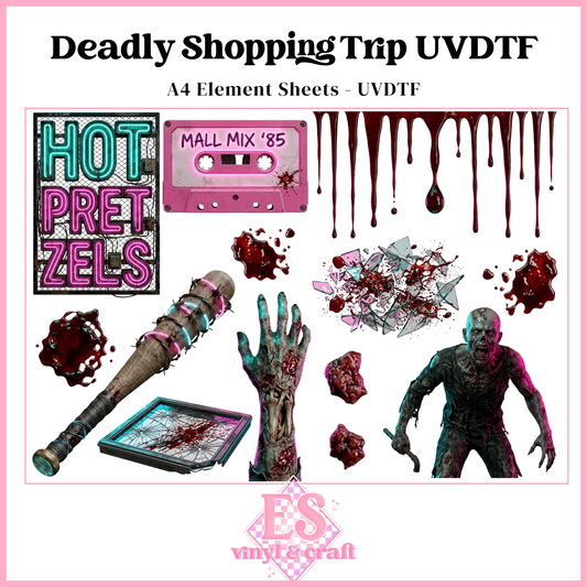 Deadly Shopping Trip - UVDTF Element Sheet (A4 Sheet)