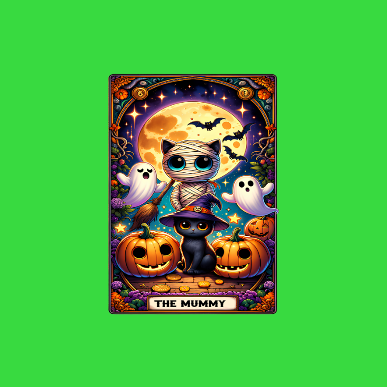 Halloween Tarot Card Decals - Teckwrap Glow in the Dark Section 2 image 2