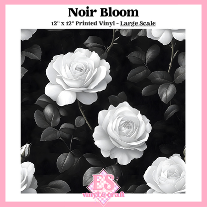 Noir Bloom - Small or Large Scale Options - 12" x 12" Sheet image 2