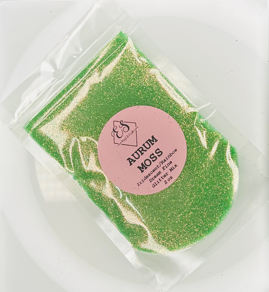 Aurum Moss - Iridescent/Rainbow Dream Fine Glitter Collection image 0
