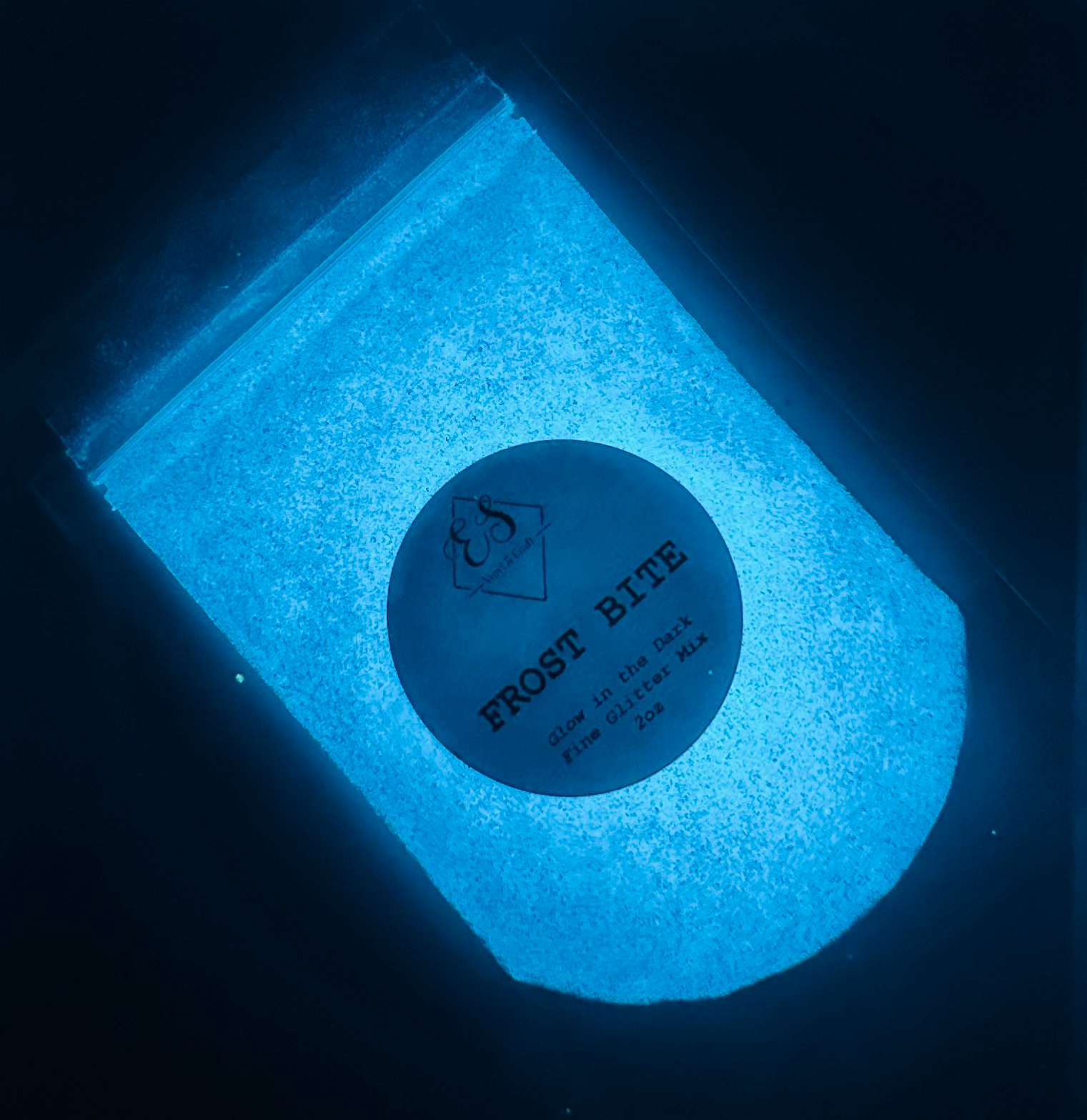 Frost Bite - Glow in the Dark Fine Glitter Mix image 1