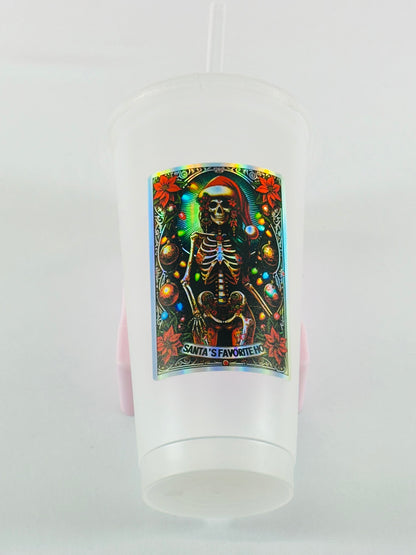 Christmas Tarot Card Decals - Holographic Rainbow Silver image 9