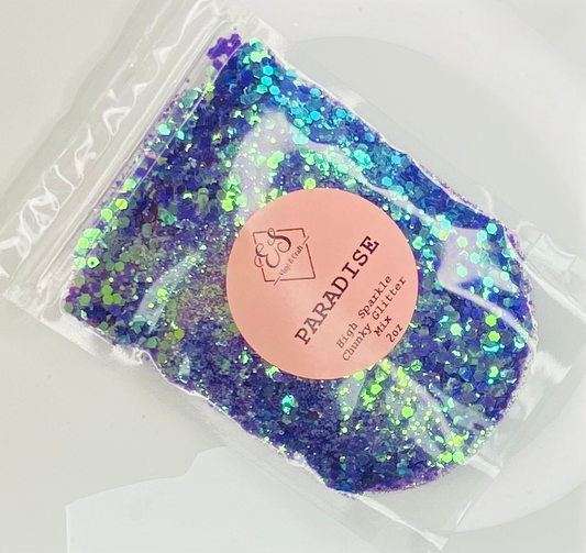 Paradise - High Sparkle Chunky Glitter Mix image 0