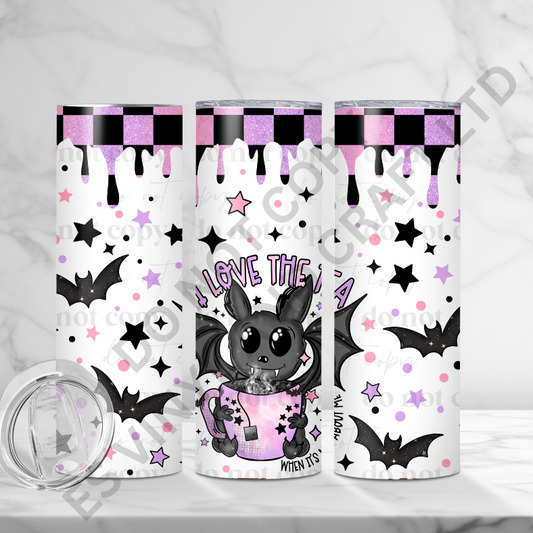 Love the Tea - Full 20oz Tumbler Sublimation Ready To Print image 0