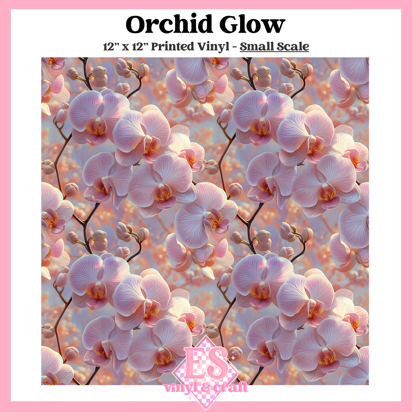 Orchid Glow - Small or Large Scale Options - 12" x 12" Sheet image 1