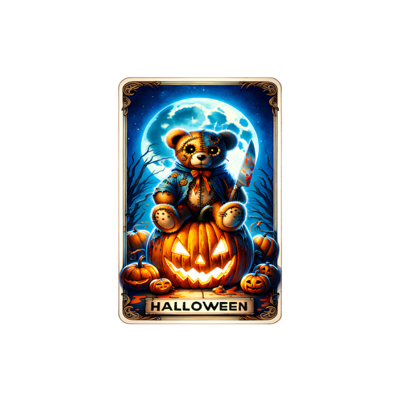 Halloween Tarot Card Decals -White Glossy Vinyl Section 1 image 5