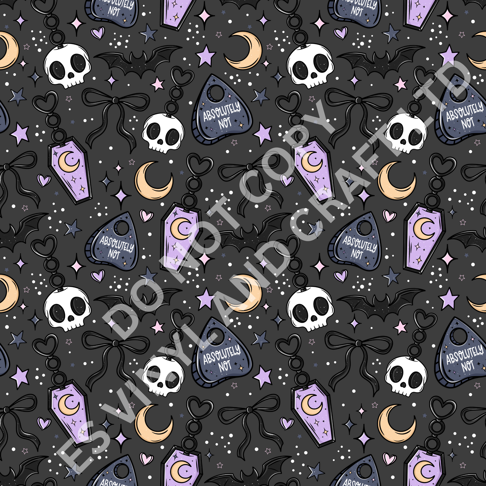 Absolutely Not - Holographic or Normal Printed Vinyl (A4 or 12" x 12" Sheet) image 2
