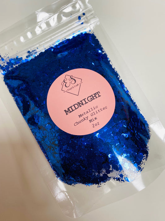 Midnight - Metallic Chunky Glitter Mix image 0