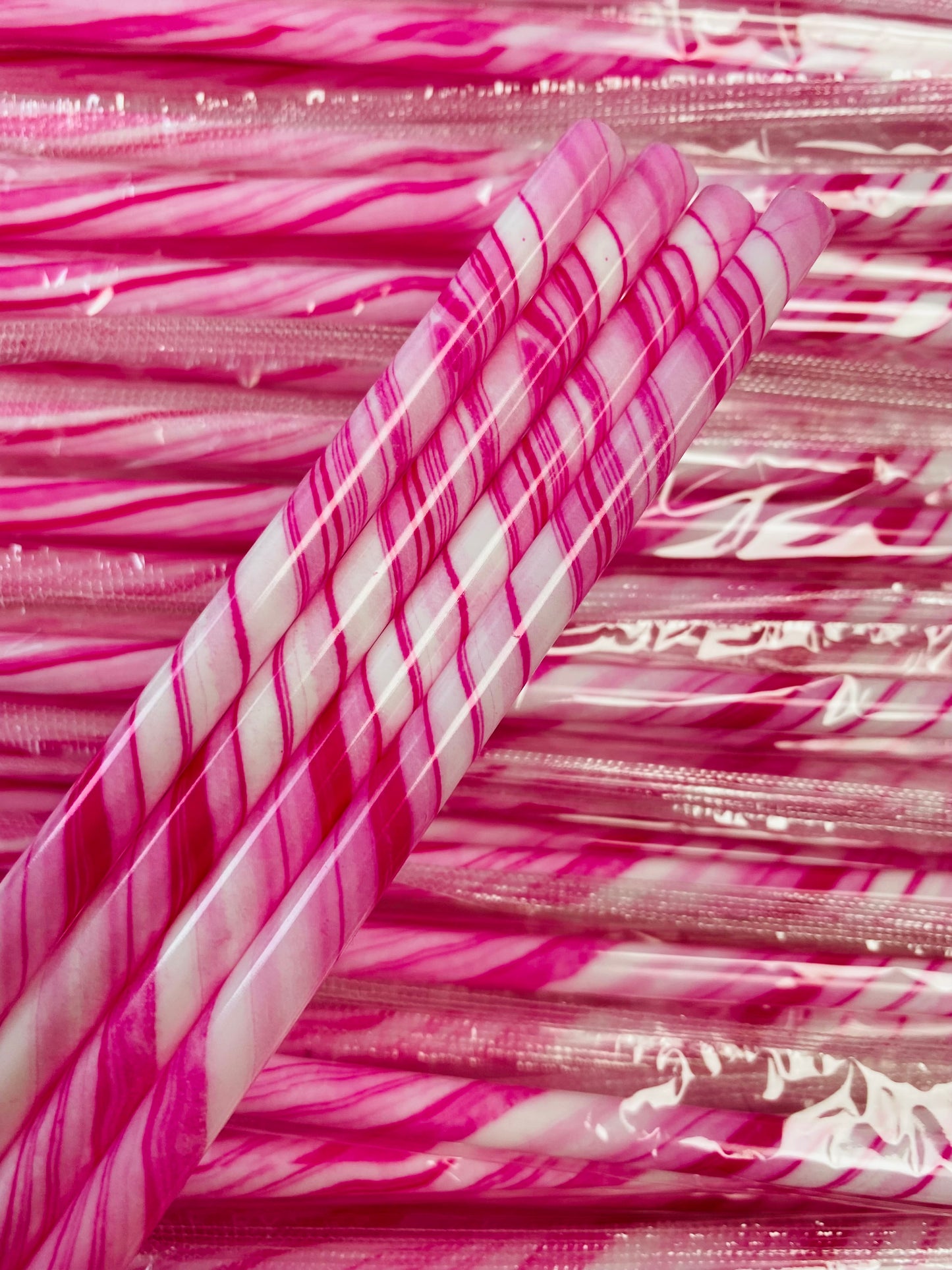 Pink Marbles Straw image 0