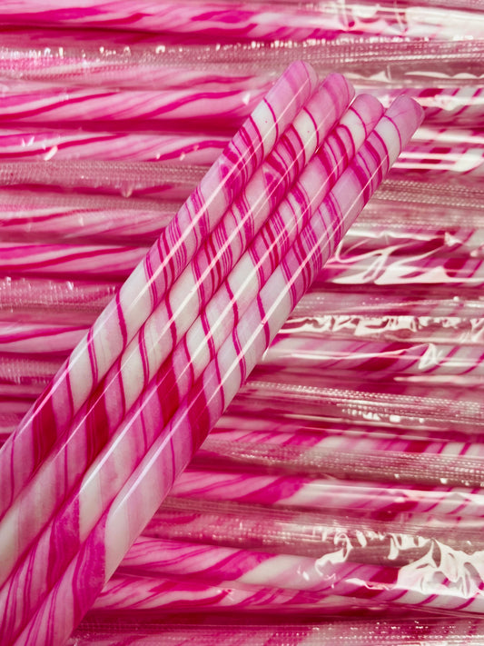 Pink Marbles Straw image 0