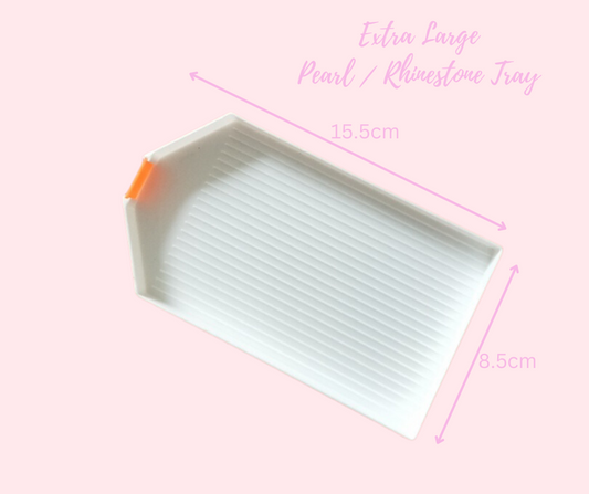 Extra Large Pearl / Rhinestone Tray image 0