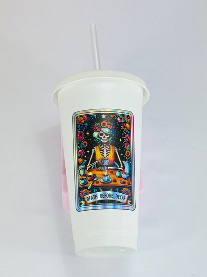 Tarot Card Decals - Teckwrap Holographic Rainbow Silver - Section 1 image 2
