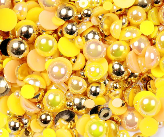 Sunflower - Pearl & Rhinestone Mix image 0